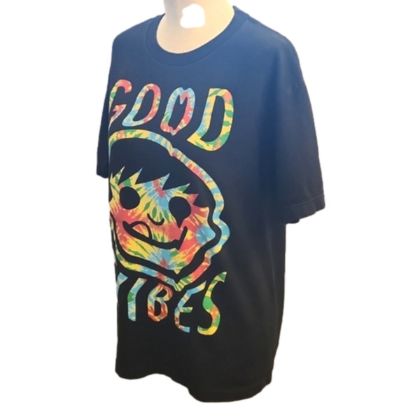 Mens Neff Good Vibes Black Tee Size Medium. - Picture 5 of 7